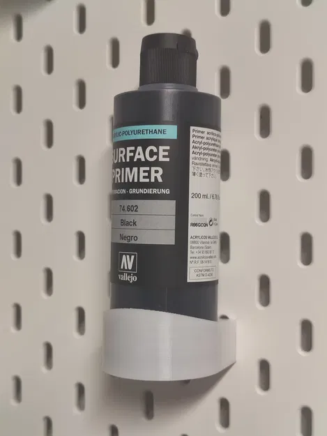 Giá đỡ chai Ikea Skadis 50mm (kiểu Vallejo 200ml) - Image 1