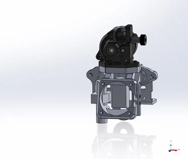 Mô hình SOLID đầu in Anycubic Kobra Go và bộ chuyển đổi LDO Orbiter - Image 2