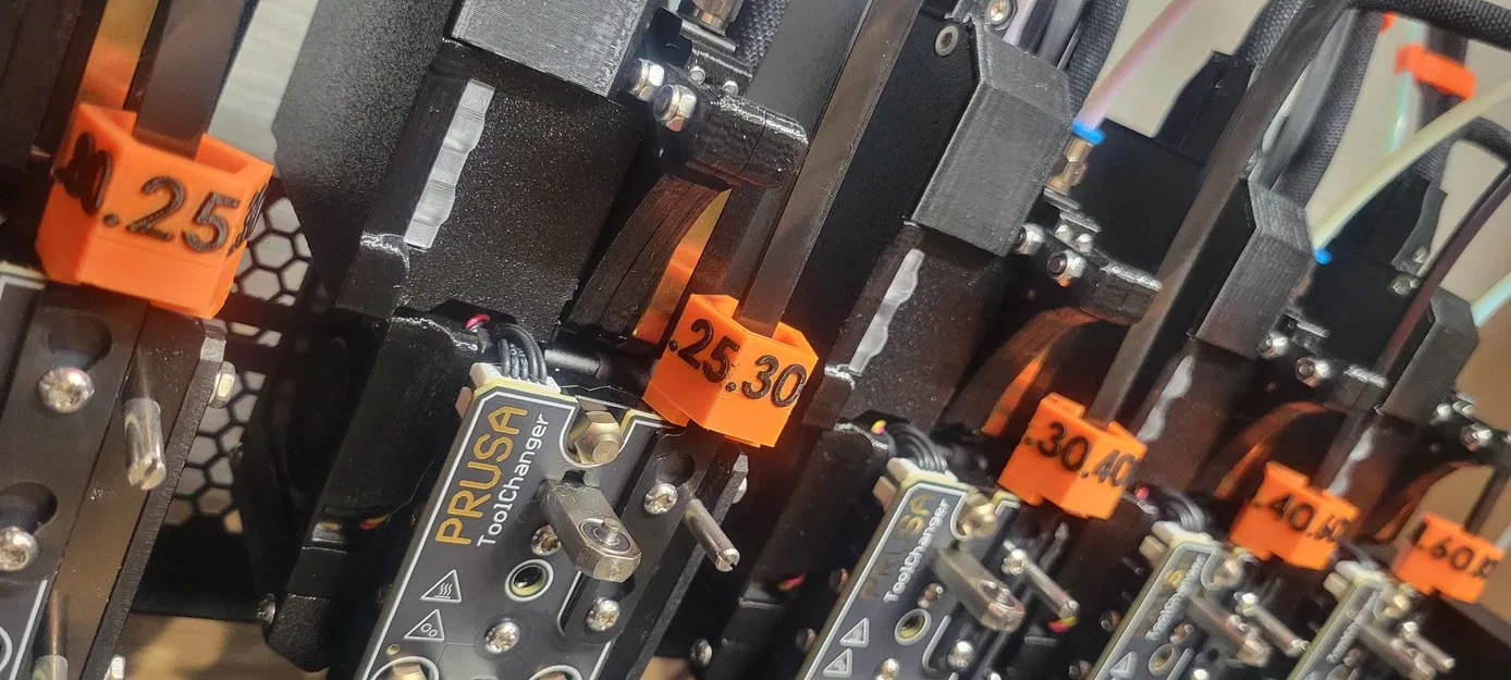 Prusa XL: Chỉ Báo Kích Cỡ Đầu Phun - Image 1