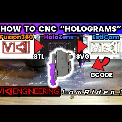 Ngàm và Bộ chuyển đổi cho Bút / Dao Kéo / Mũi Dao Kéo V1E LowRider 3 (RDZ Engraver)