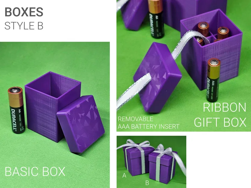 Hộp Quà Phong Cách B - Vừa Vặn Pin AAA - Image 1