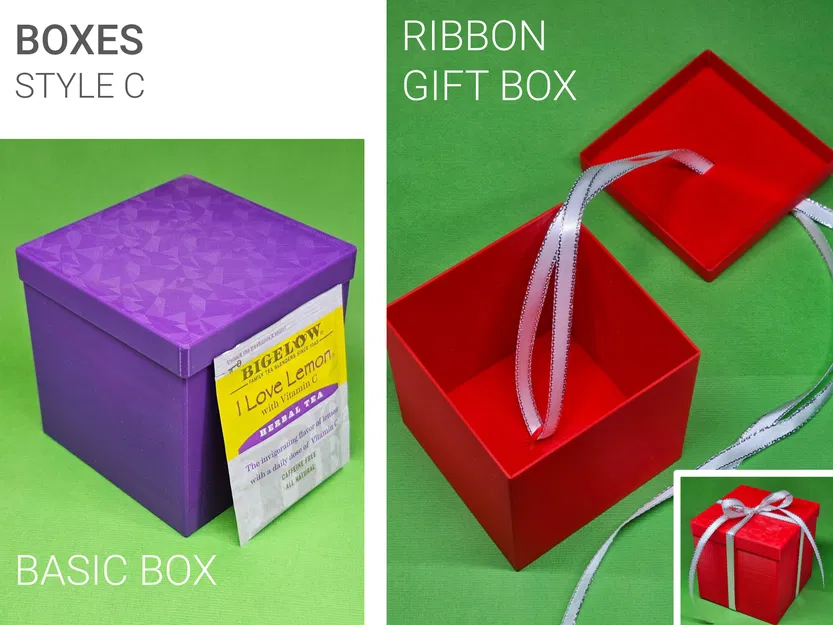 Hộp Quà - Kiểu C | Hộp Quà Cơ Bản & Hộp Quà Có Ruy Băng - Image 1