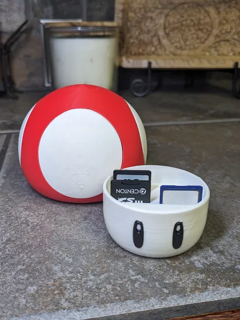 Đế Đựng Thẻ SD Hình Nấm (Cảm Hứng Mario) - Image 1