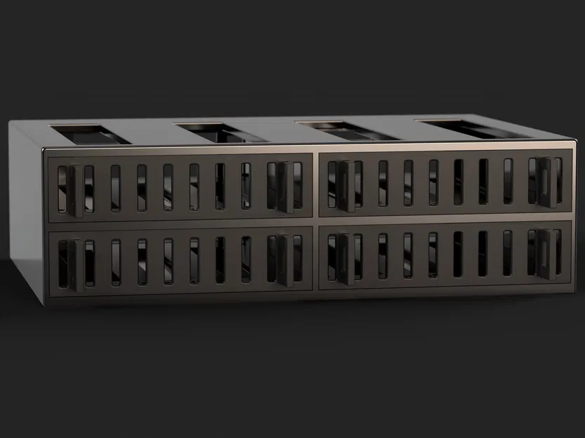 Khay ổ đĩa Hot Swap cho khay 5.25 inch (4 ổ SFF 2.5 inch) - Image 1