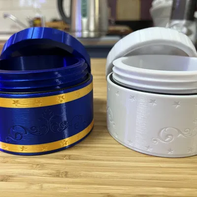 Hộp Đựng Nắp Vặn Chống Bụi Chống Nước Có Hình Chân Dung Hổ MMU