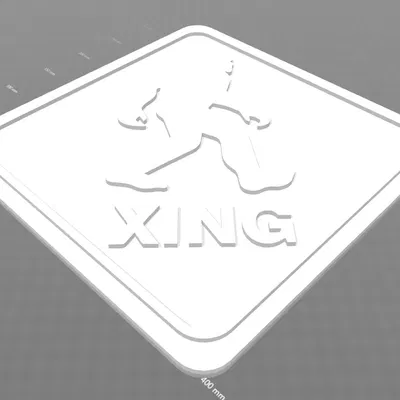 Biển Báo Lối Đi Bigfoot Có Móc Treo Tích Hợp Phía Sau