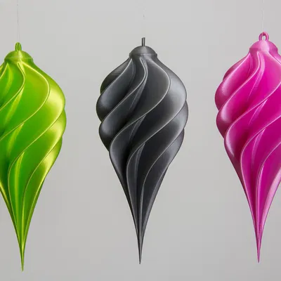 Móc treo cây thông Noel xoắn ốc có đế