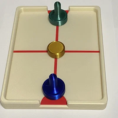 Bàn Chơi Push Puck Paddle Để Bàn