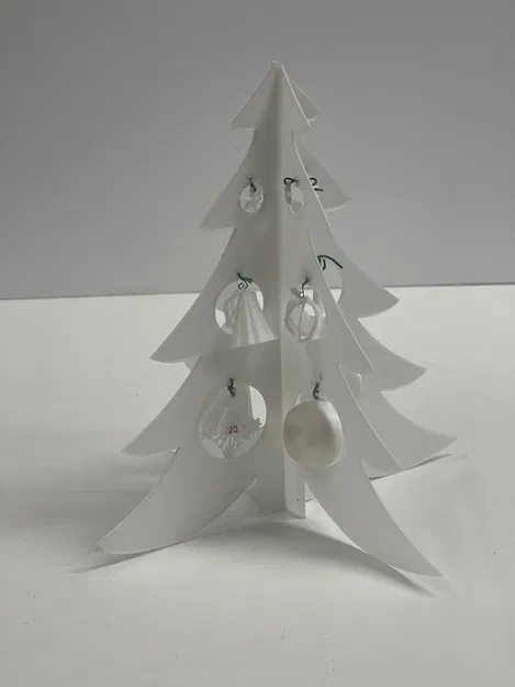 Cây Thông Noel 3D Có Chân Đế & Phụ Kiện Trang Trí Nhỏ - Image 1