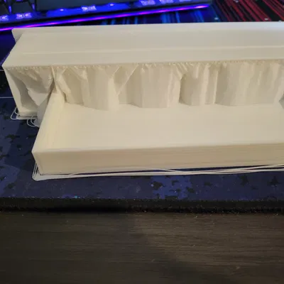 Giá đỡ rack 1U cho Unifi 8 Lite POE (USW-Lite-8-POE) có rãnh đi dây (cần chỉnh sửa)