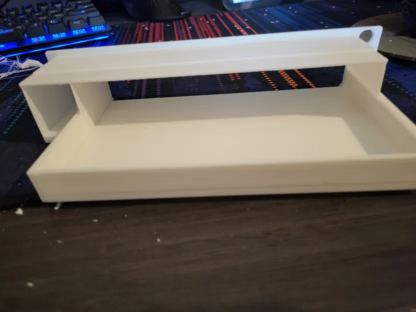 Giá đỡ rack 1U cho Unifi 8 Lite POE (USW-Lite-8-POE) có rãnh đi dây (cần chỉnh sửa) - Image 3