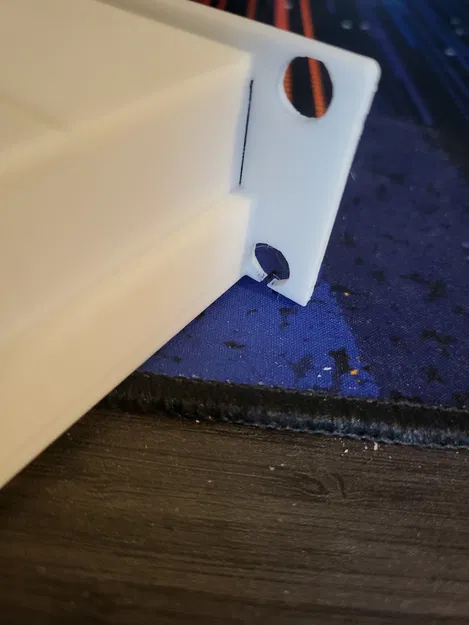 Giá đỡ rack 1U cho Unifi 8 Lite POE (USW-Lite-8-POE) có rãnh đi dây (cần chỉnh sửa) - Image 6