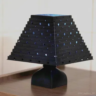 Đèn Gấp Gọn Hoa Văn Sao In Liền