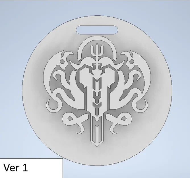 Đồng xu/móc khóa logo Hololive Myth - Image 1