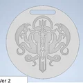 Đồng xu/móc khóa logo Hololive Myth - Thumbnail 2