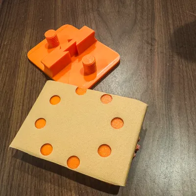 Cục Chà Nhám Cầm Tay