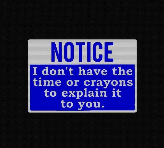 Biển báo hết màu sáp - Image 1