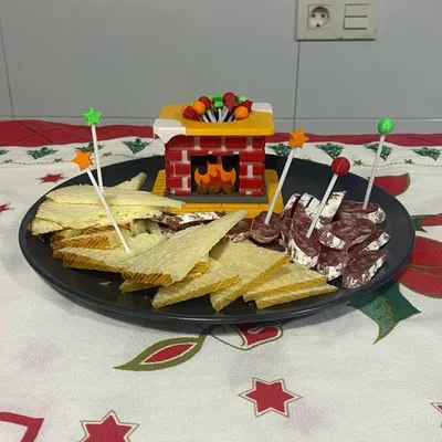 Que Xiên Giấy Ăn Giáng Sinh