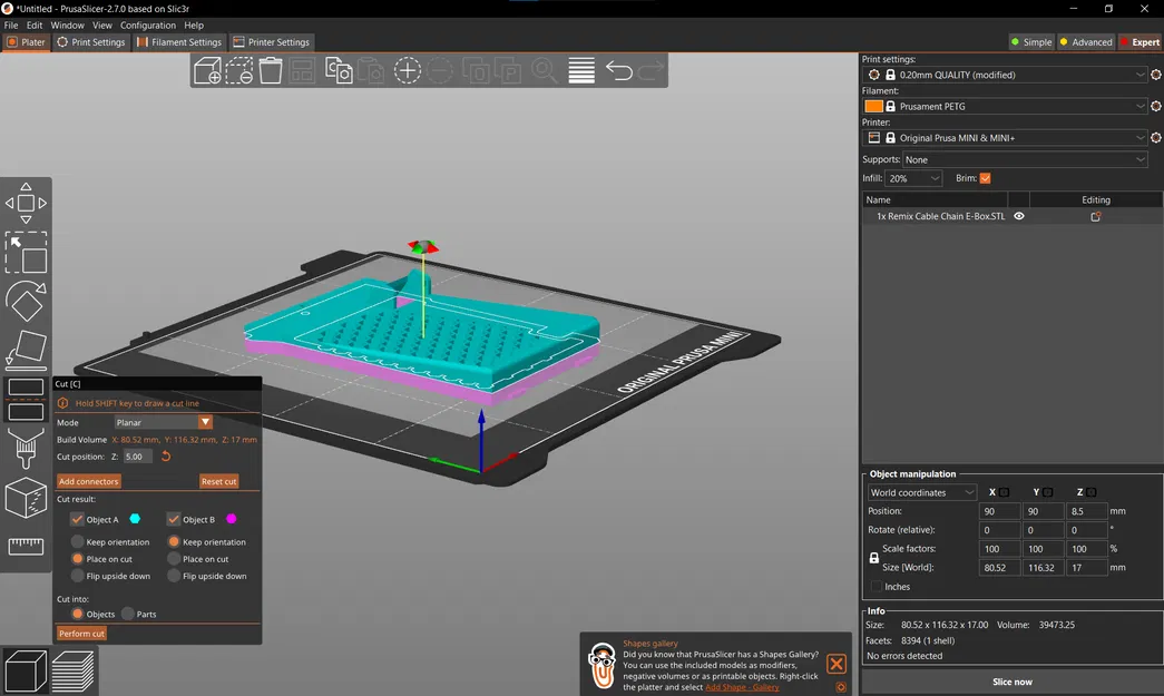 Dây xích cáp và Giá đỡ cho tất cả Trục Prusa MINI/MINI+ - Image 11