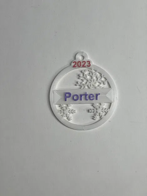 Trang Trí Cây Thông Noel Hình Bông Tuyết Có Hoặc Không Có Tên - Image 1