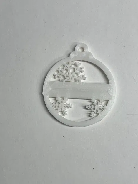 Trang Trí Cây Thông Noel Hình Bông Tuyết Có Hoặc Không Có Tên - Image 2