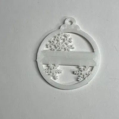 Trang Trí Cây Thông Noel Hình Bông Tuyết Có Hoặc Không Có Tên