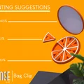 KẸP TÚI - MÀU CAM - Thumbnail 2