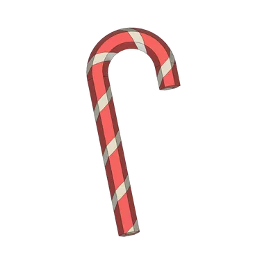 Cây Kẹo Bạc Hà Mini Lục Giác Hai Màu