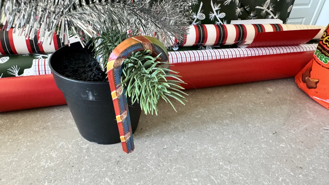 Cây Kẹo Bạc Hà Mini Lục Giác Hai Màu - Image 2