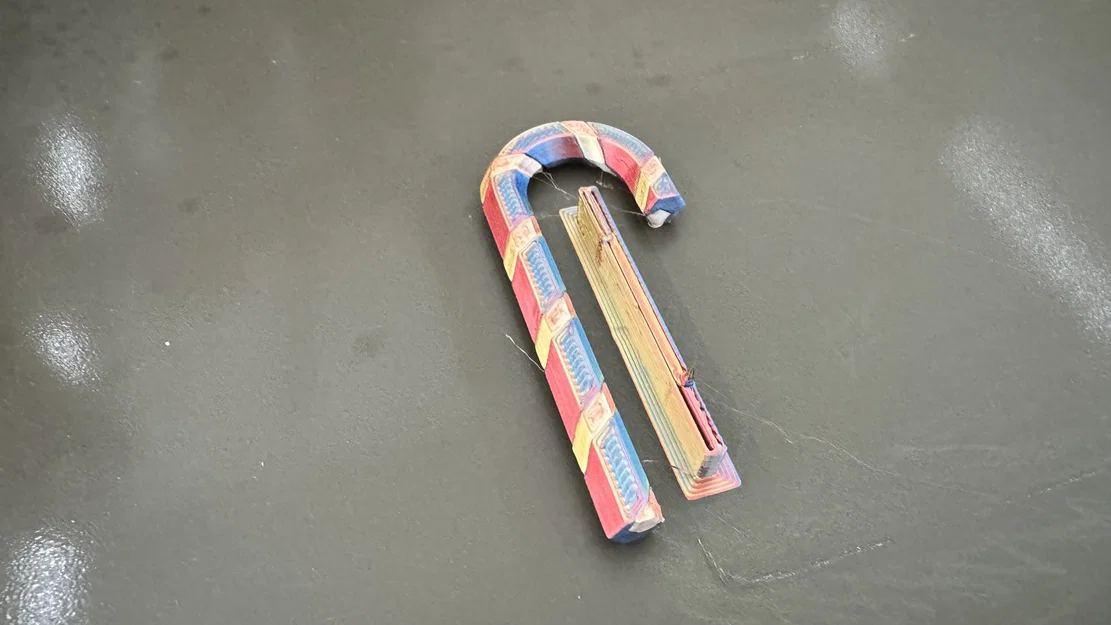 Cây Kẹo Bạc Hà Mini Lục Giác Hai Màu - Image 3