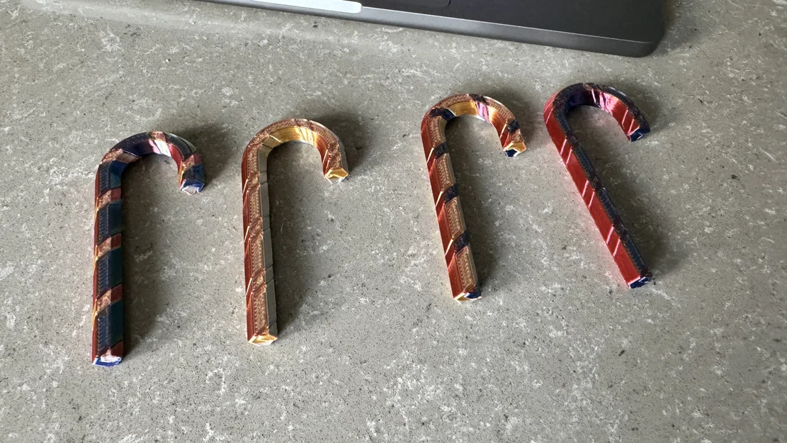 Cây Kẹo Bạc Hà Mini Lục Giác Hai Màu - Image 4