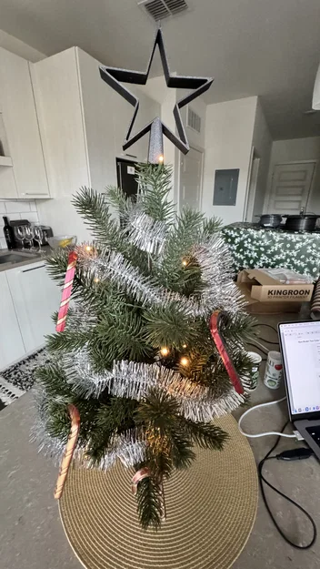 Cây Kẹo Bạc Hà Mini Lục Giác Hai Màu - Image 5