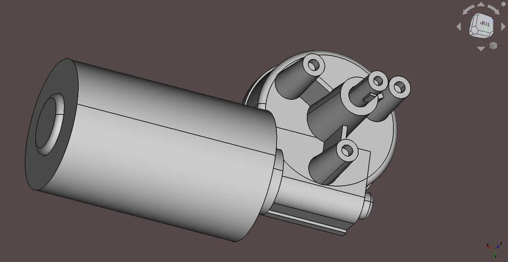 Mô hình động cơ JCF63R giả - Image 1