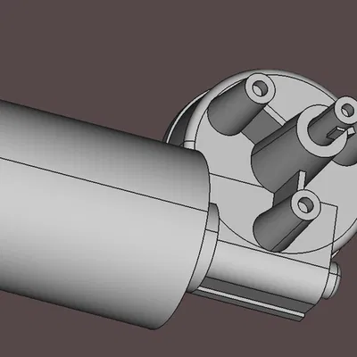 Mô hình động cơ JCF63R giả