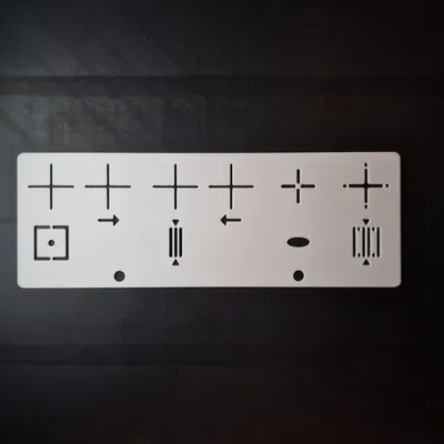 Mẫu Vẽ Khúc Xạ Kế (Optometrieschablone)