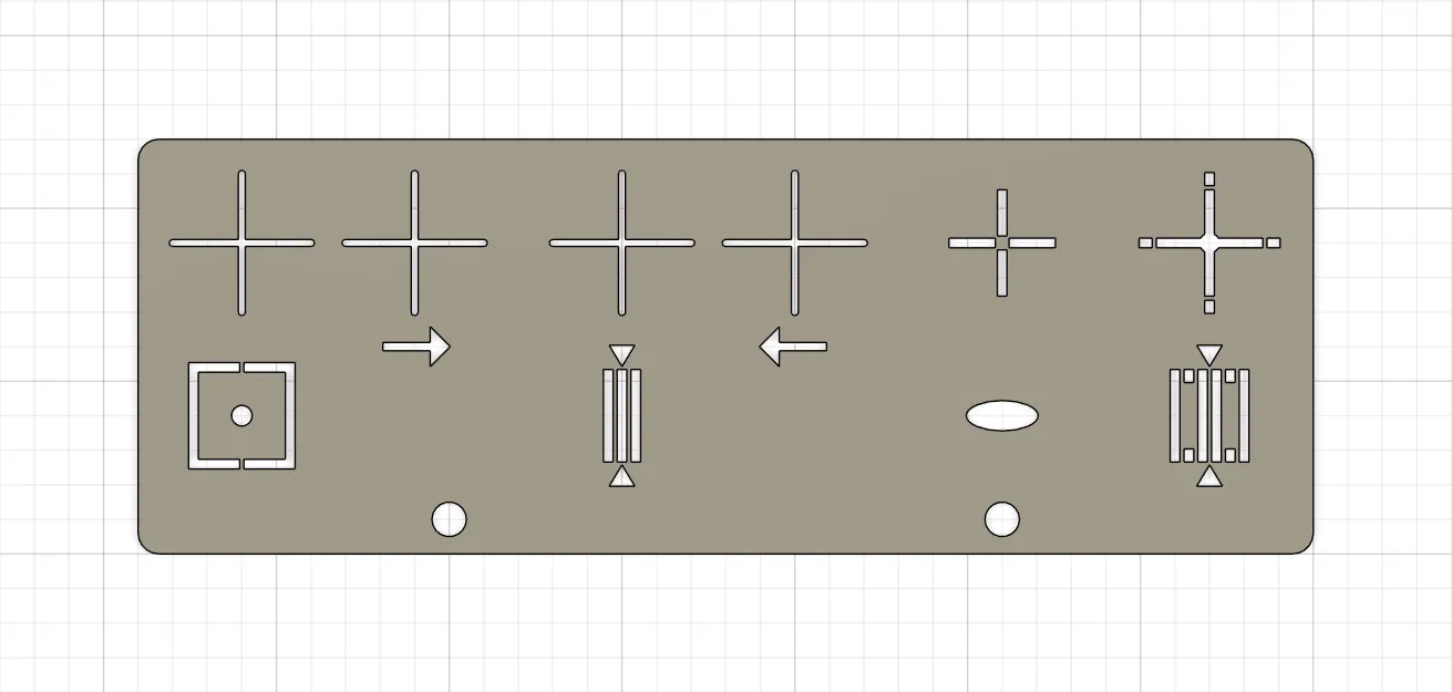 Mẫu Vẽ Khúc Xạ Kế (Optometrieschablone) - Image 4