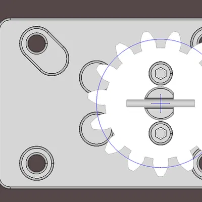 Động cơ GW31YZ + Bánh răng 15 M1.5