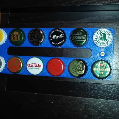 Kệ trưng bày nắp bia