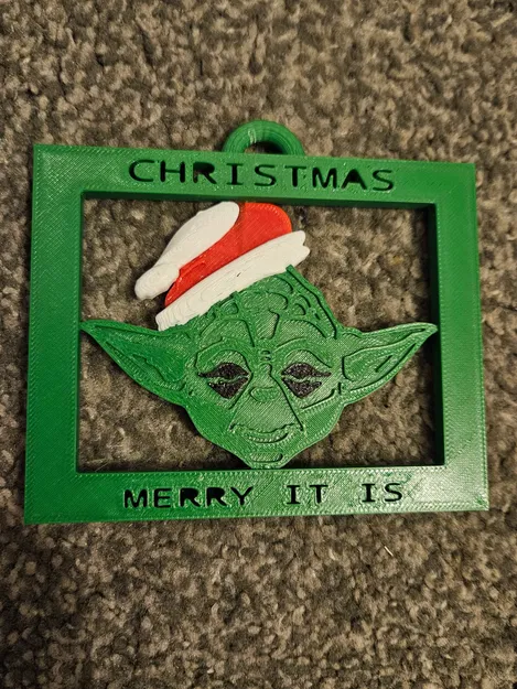 Trang trí Giáng sinh Yoda Star Wars - Image 1