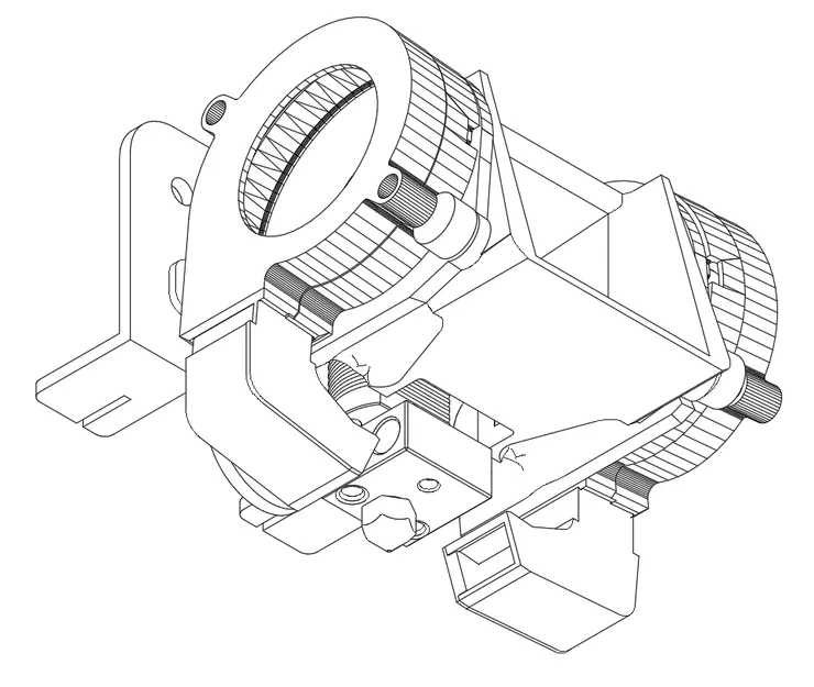 Khung Quạt Kép 5015 / Noctua Cho Xe Đẩy Kiểu Ender3 (BETA) - Image 1
