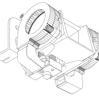 Khung Quạt Kép 5015 / Noctua Cho Xe Đẩy Kiểu Ender3 (BETA)