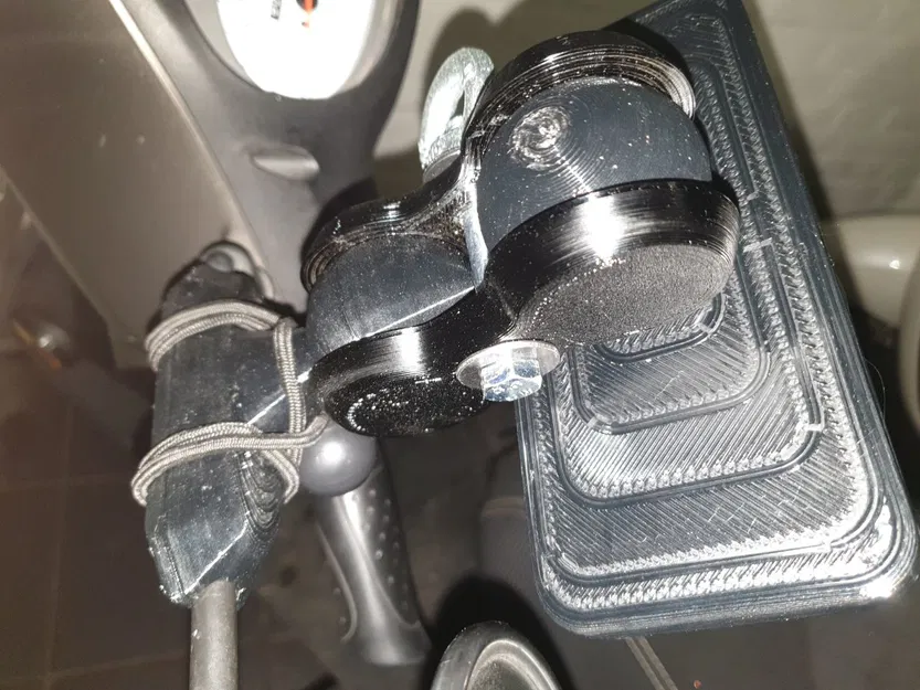 Điện thoại gắn kiếng chiếu hậu xe máy - Image 9