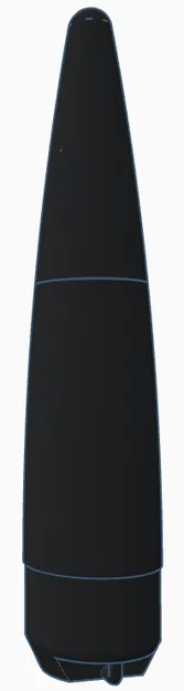 Chóp Mũi Mega Der Red Max (Ống thân LOC hoặc Estes 4 inch) - Image 2