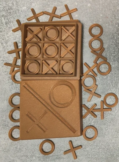 Cờ Ca Rô (Tic Tac Toe) Có Nắp Đậy - Image 1