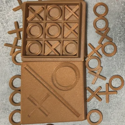 Cờ Ca Rô (Tic Tac Toe) Có Nắp Đậy