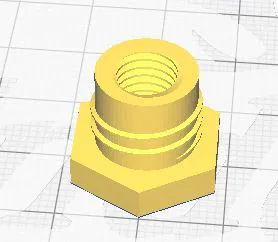 Đai Ốc Trọng Lượng Điều Chỉnh Được Cho Tên Lửa Mô Hình - Image 1