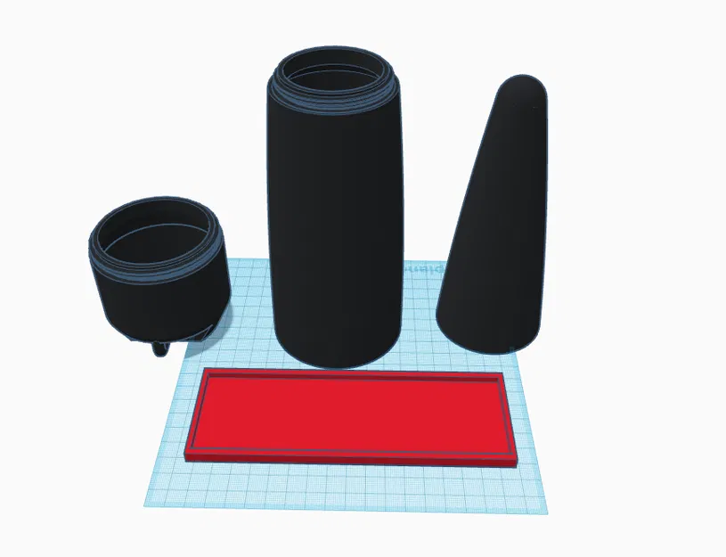 Chóp mũi Der Big Red Max (Estes hoặc LOC 3") - Image 1