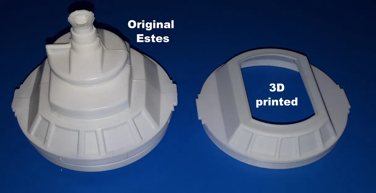 Estes 1301 R2-D2 Robot Hero Rocket - Chóp mũi R4, R5, R6 thay thế - Image 13