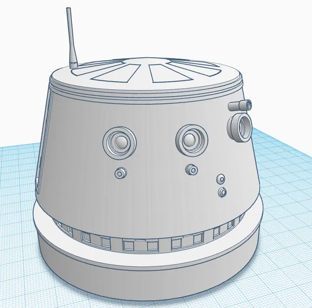 Estes 1301 R2-D2 Robot Hero Rocket - Chóp mũi R4, R5, R6 thay thế - Image 17