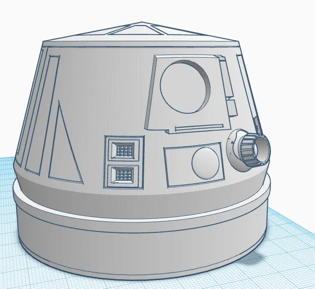 Estes 1301 R2-D2 Robot Hero Rocket - Chóp mũi R4, R5, R6 thay thế - Image 18